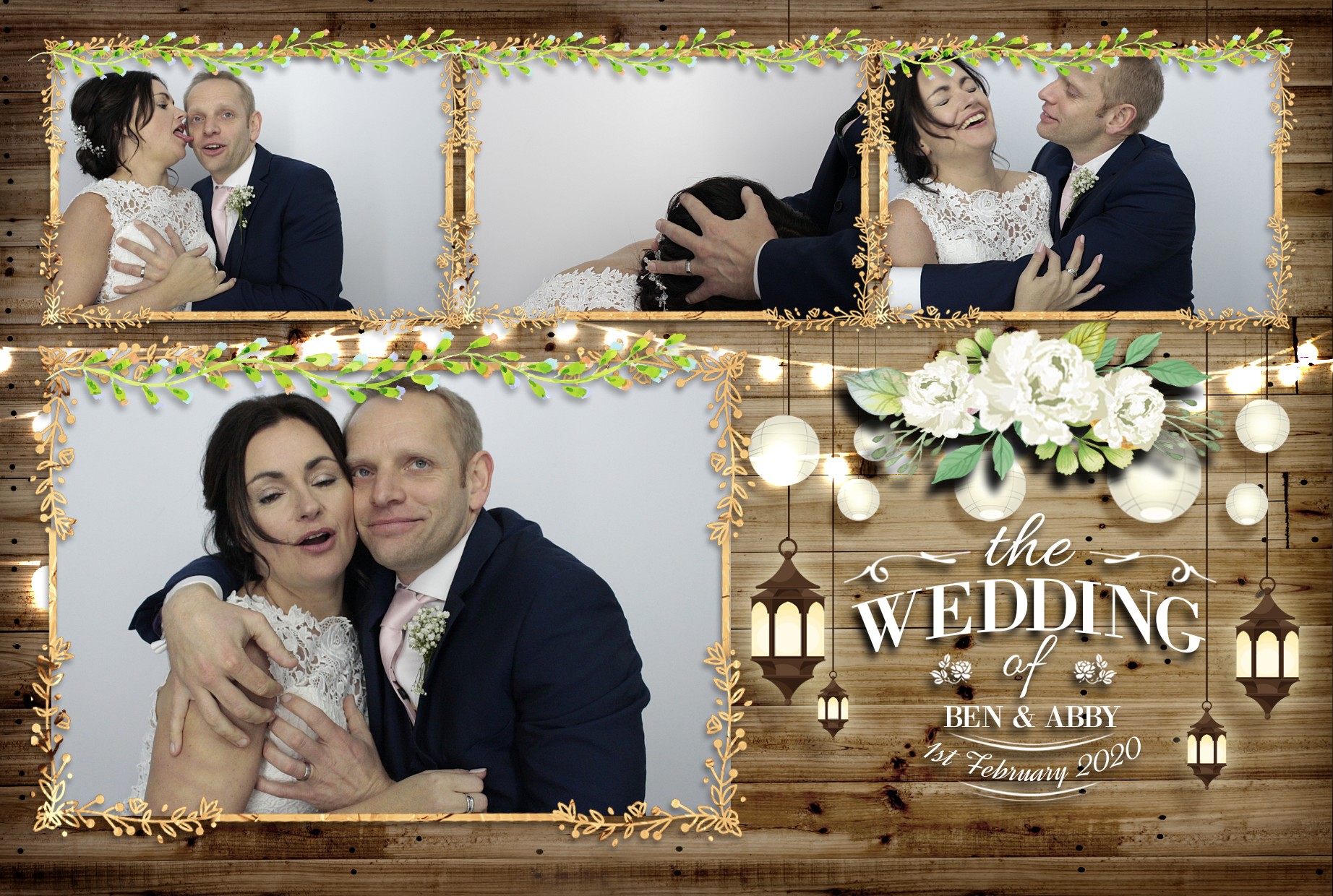 Ben & Abby’s Wedding  | View more photos from the event at gallery.myphotoboothexperience.co.uk/u/MyPhotoBoothExperienceLtd/Ben-Abby’s-Wedding